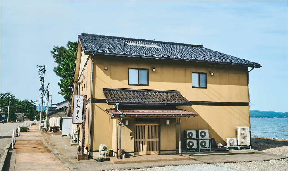 富山県氷見市のオーシャンフロントサウナのある民宿あおまさ